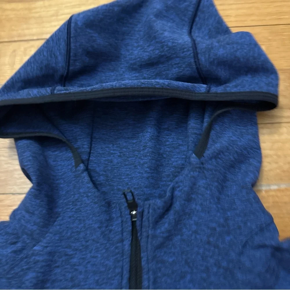 Lululemon Surge Warm Full Zip Hooded Jacket Blue